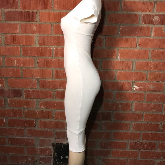 🌺Snow a Bunny Ribbed Midi Dress - Picture 5 of 7